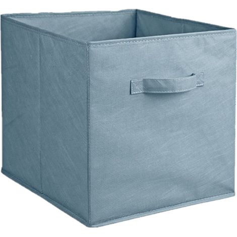 Cube de rangement pliable en tissu avec poignée