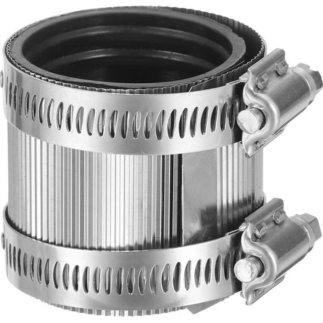 Flexible Tuyau Raccord 43mm Tuyau Connecteur avec Inox Acier (1/5)