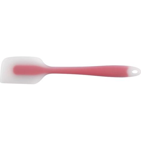 Spatule de cuisine en silicone, facile à nettoyer, idéale pour mélanger, cuisiner, pâtisser et racler. Spatule à maquillage, outil pour mélanger le beurre, sans couture.-Red