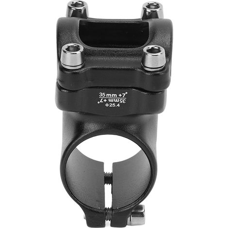 Potence courte de vélo en aluminium anodisé sablé, rehausseur de potence pour cyclisme 25,4 x 35 mm (1/5)