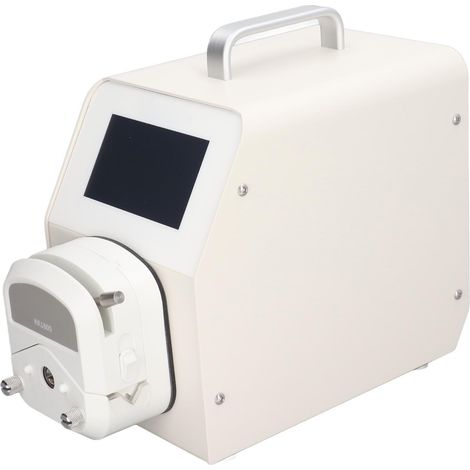 UIP Peristaltikpumpe mit WLAN, hoher Fördermenge, 3 Rotoren, Fußschalter, Touchscreen, Schrittmotor, Dosierpumpe, 100–240 V, EU-Stecker (1/5)