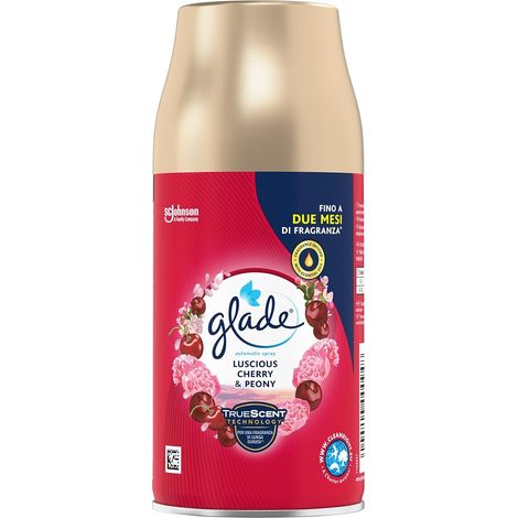 Glade Automatic Spray Ricarica Luscious Cherry e Peony 269ml (1/2)