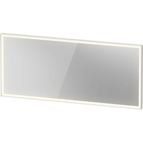 Espejo L-Cube de Duravit con iluminación, angular, 1600x700x67mm,