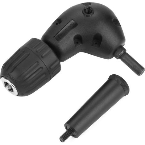 Perceuse d'angle électrique/pneumatique de 3/8 po avec tête à 90 degrés et mandrin à 3 mors (1/5)