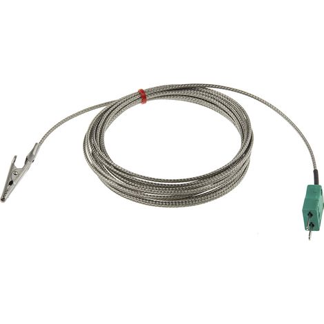 Thermocouple type K, +250°C max à Fiche mâle miniature ( Prix pour 1 ) (1/3)