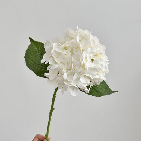 3 bouquets de fleurs artificielles 3D en hydrangéa blanc – Décor élégant pour mariage, événements festifs et hôtels – Réalistes, sans entretien, livrés prêts à décorer