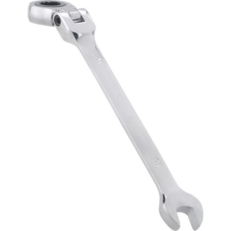 Chiave a cricchetto flessibile metrica a doppio scopo con estremità aperta, utensile da 10 mm (1/4)