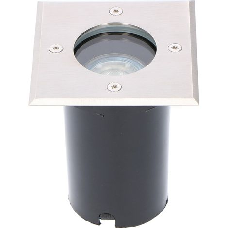 Projecteur encastre au sol Athen IP67, douille GU10, sans ampoules (1/3)