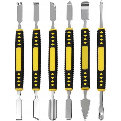 Set di Strumenti per Saldatura 12 in 1 – Costruzione a Doppia Faccia, Materiale Metallico  Precisione e Durata  Per Dispositivi Elettronici