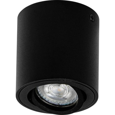 OSRAM HOMELIGHTING Spot Surface Round GU10 Black 4099854445965 Lampada da parete per esterni a LED GU10 Nero (1/4)