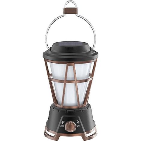 Vintage Solarlaternen für den Außenbereich, LED-Campinglampe für Zelt, Garten, Terrasse, Veranda, Hof