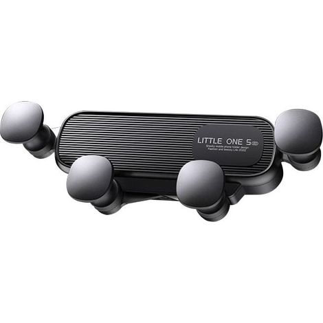 Mobile phone holder clip sullo sfiato dell'aria Supporto - telefono-auto - Assistenza telefonica - telefono Supporto universale Accessorio per auto in Plastica - Nero (1/5)