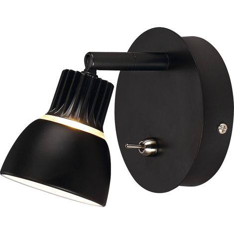 LED Wand Lampe Wohn Ess Zimmer Lese Strahler Spot Leuchte schwarz schwenkbar Nordlux 253223