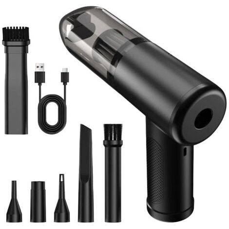 Aspirateur à main,Aspirateur balai sans fil,Aspirateur à main,2 speeds suitable for– Nettoyage poussière ordinateur et clavier -Portable pour voiture et maison (1/3)