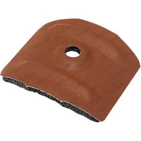 CHAPEAU COURBÉ 47x50 mm - Couleur Rouge tuile RAL 8004
