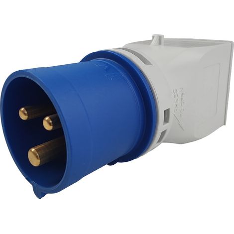 Adattatore da campeggio con spina CEE 16A a presa UK 13A 250V IP20 (1/5)
