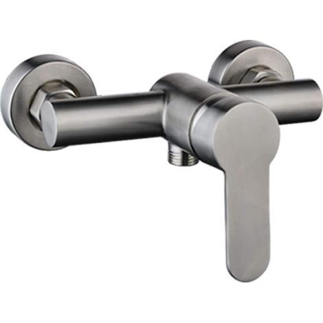 Modern stainless steel shower faucet wall-mounted faucet manual shower valve control switch bathroom with faucet hot and cold water mixing valve