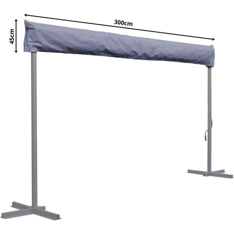Quick-Star – Housse de protection pour stand de marque 3m – PVC 280g/m² imperméable – Dimensions 312 x 45 cm – Montage facile avec zip