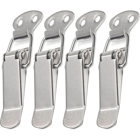 Fermoir de tension en acier inoxydable avec vis, fermoir à levier de 56 mm, loquet à ressort à bascule, clip de serrage, fermeture de boîte, capuchon de verrouillage pour boîte à outils