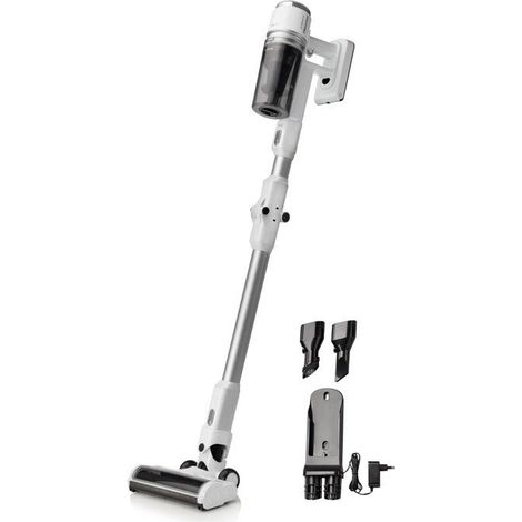 HISENSE HVC6264W - Aspirateur Balai sans fil - Ecran LED - Tube flex - Eclairage LED