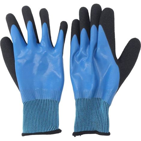 Elektrisch isolierende Handschuhe, 1000-V-Hochspannungs-Arbeitshandschuhe, flammhemmende Sicherheitshandschuhe für Elektriker, rutschfeste Handschuhe (1/4)