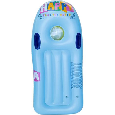 Manguera de natación, diseño inflable portátil, material de PVC duradero, azul. (1/2)