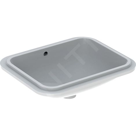 GE VariForm Sous-structure WT, rectangulaire 53x44cm, sans H, avec U, blanc (1/5)
