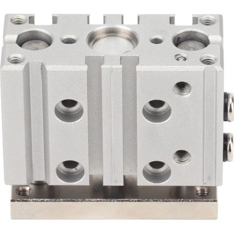 Vérin pneumatique double effet 3 tiges 3 axes 0.15-1.0Mpa aluminium acier inox TCM12-10S accessoire (1/5)
