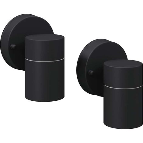 vidaXL Lámpara de pared exterior 2 uds acero inoxidable descendente (1/2)