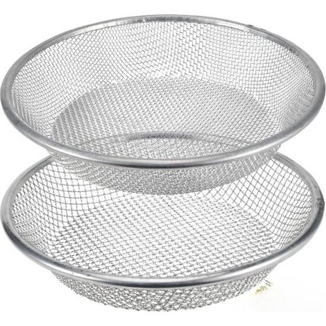 Tamis à terre pour 2 seaux – 30 x 30 cm – Tamis de jardin – Tamis à terre – Pour sable et compost – Convient aux seaux de 19 litres – Maille de 3 et 6 mm (1/5)
