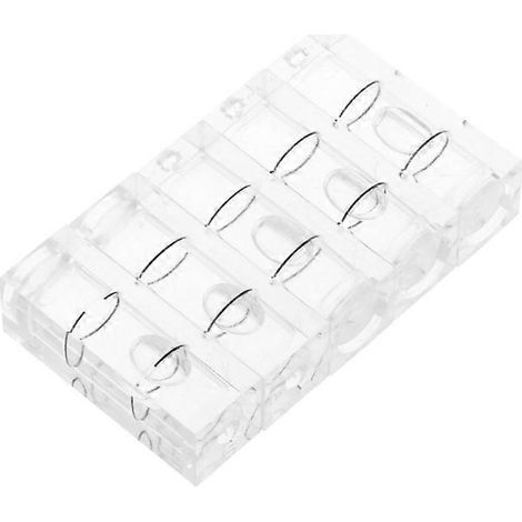 Porte-tampons en bois avec couvercle et séparateur pour produits d'hygiène féminine.