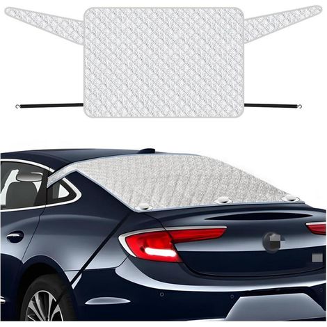 Housse de pare-brise arrière de voiture 4 couches anti-neige et poussière réfléchissante (1/5)