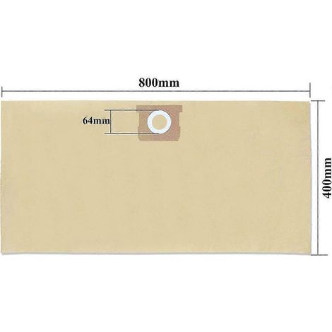Paquete de 12 bolsas para polvo DXVA19-4101 para aspiradoras industriales DeWalt de 6 a 10 galones para uso en seco y húmedo (modelos DXV06P, DXV09P, DXV10P y DXV10S). (1/4)