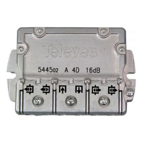Televes Derivatore EasyF a 4 derivazioni 16 dB TV-SAT - 544502