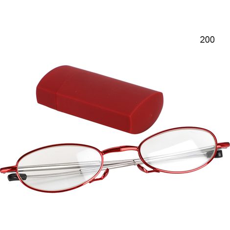 Lunettes de lecture pour femmes +2.00, anti-fatigue visuelle, haute définition, avec étui (1/5)