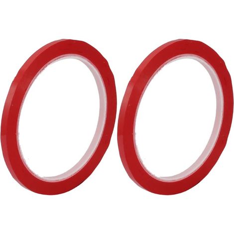 2 rouleaux de ruban adhésif isolant électrique, 5 mm large, 66 m long, (1/4)