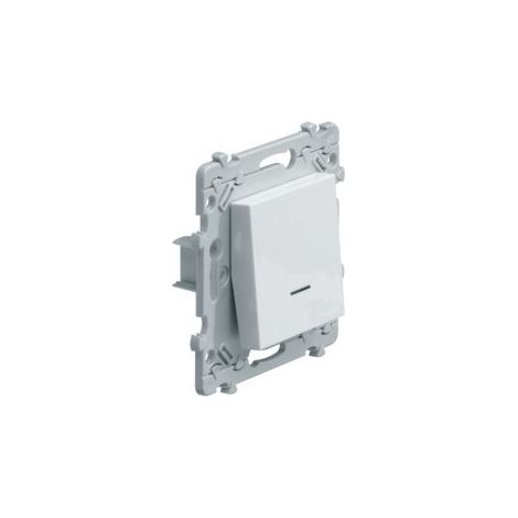 Hager WE002 - Essensya Inter Switch con indicatore luminoso - bianco
