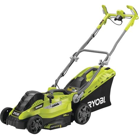 Cortacésped eléctrico con cable RYOBI 1500W corte 36cm RLM15E36H (1/5)