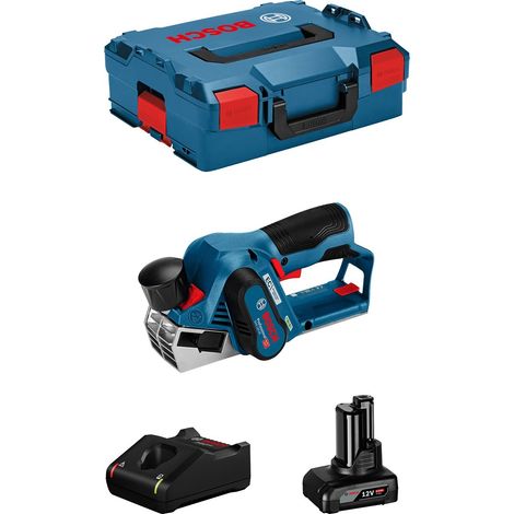 Hobel BOSCH GHO 12V-20 (1 x 6,0 Ah + GAL12V-40 + L-Boxx 136) (1/5)