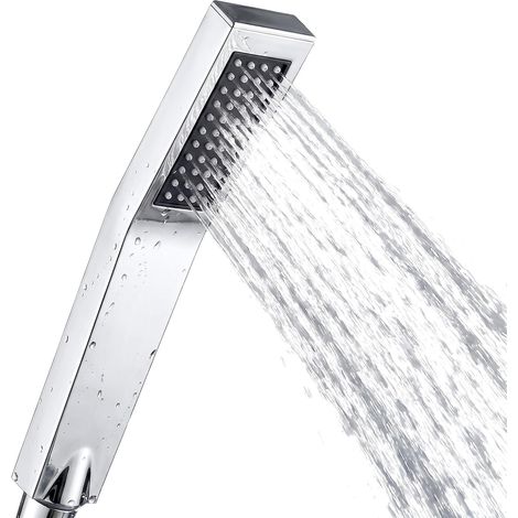 Pommeau de Douche rectangulaire, Acier Inoxydable 304. Argent (1/5)