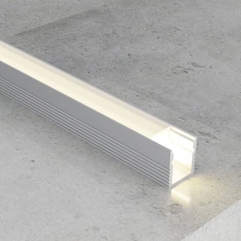 IluminaShop - Perfil de Aluminio Fine Superficie 2 metros (1/3)