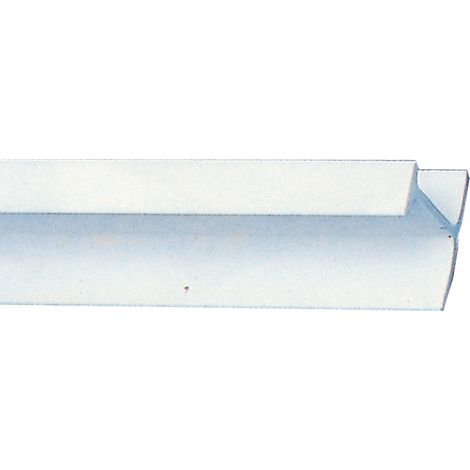 BINARIO PER TENDE A T IN PLASTICA 2,5 M BIANCO- 10,0 pz