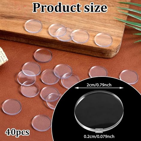 picots en caoutchouc pour plaques de verre, tampons en silicone ronds en caoutchouc autocollants, tampons antidérapants autocollants, sous-verres en caoutchouc pour cadres photo, tampons (1/4)