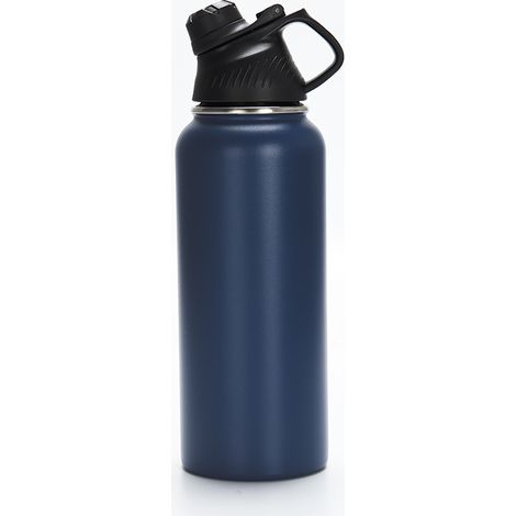 Gourde inox spacieux, isolante double paroi, grande capacité, gobelet spatial pour sport extérieur, bouteille thermos acier inoxydable (1/5)