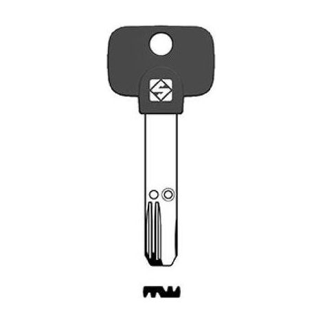 Llave punzonada Multilock MTK18RP Silca