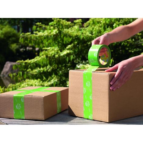 tesa ECO & STRONG 58156-00000-00 Packband tesapack® Grün (L x B) 66 m x 50 mm 1 St. (1/3)
