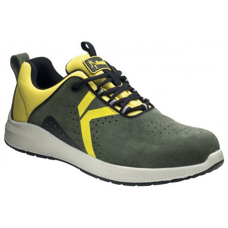 Scarpa pilot taglia 45 verde giallo s1-p src