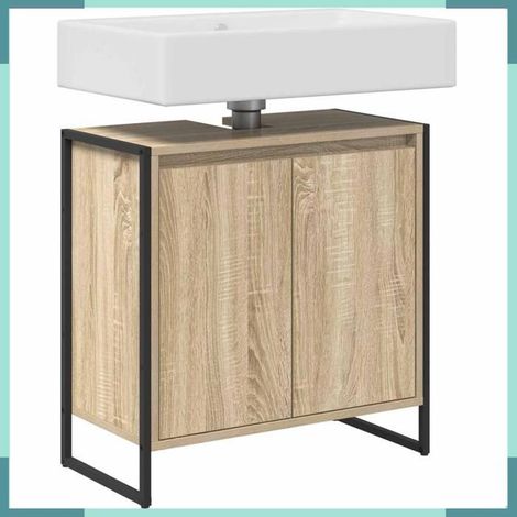 Meuble de salle de bain - 886487 - Sonoma - 3 portes - 60 x 30 x 60 cm (1/5)