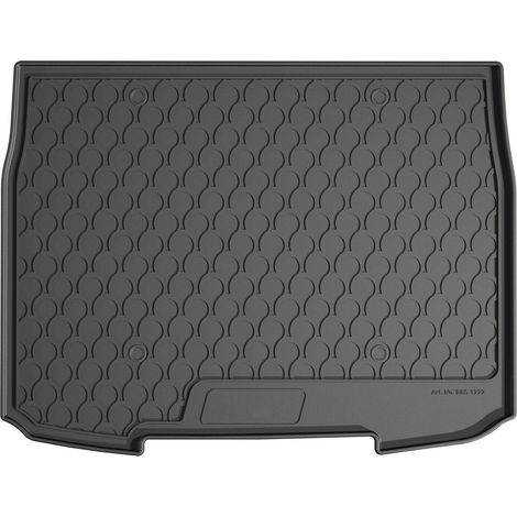 Vasca baule su misura in gomma sintetica - compatibile per Mercedes Classe A 5p (06/18) baule basso, no ibrida