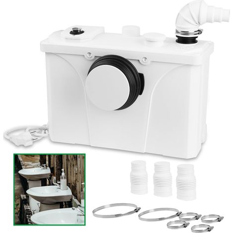 TolleTour Hebeanlage 700W Sanitär Schmutzwasserpumpen Haushalts Hebeanlage Abwasserentsorgung Fäkalienpumpe Für Dusch, WC (1/5)